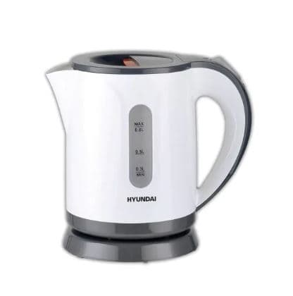 קומקום חשמלי 0.8L יונדאי לבן