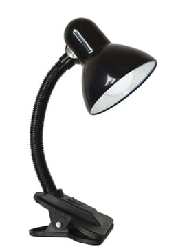 מנורת קליפס E27 GARDA שחור semicom אתר אטרקציה אונליין