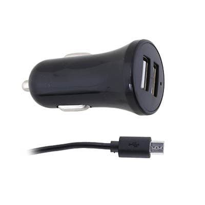 מטען כפול לרכב 2.4A עם כבל MICRO קונים רק באטרקציה מהיבואן לצרכן