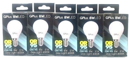 סט 5 נורות כדור 8W E14 SAFETY אור יום באתר אטרקציה מהיבואן לצרכן
