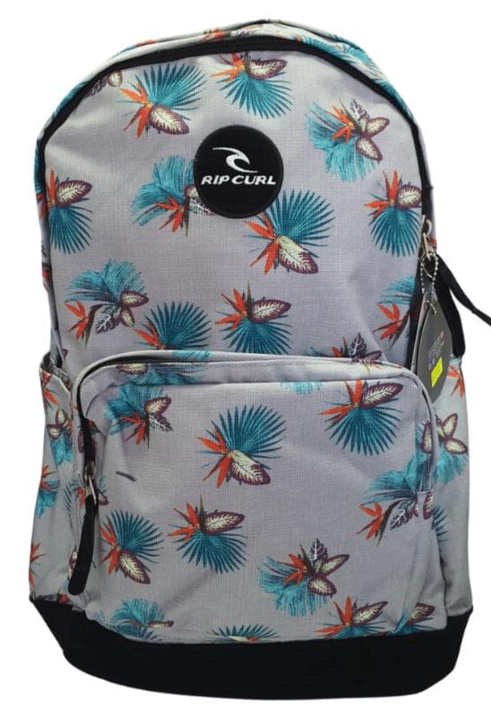 תיק גב אפור פרחים RIPCURL באטרקציה אונליין מהיבואן לצרכן