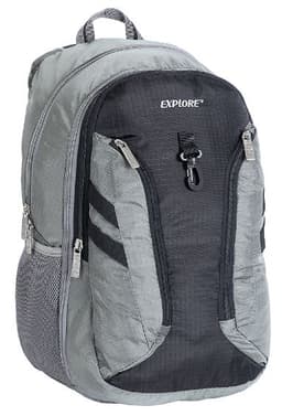 תיק גב אקספלור 2 ב1 - שחור אפור אטרקציה מהיבואן לצרכן