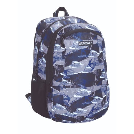 תיק גב אקספלור 2 ב1 גלישה כחול כהה אפור באטרקציה אונליין מהיבואן לצרכן