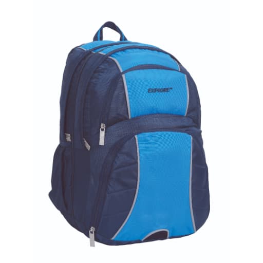 תיק גב אקספלור 2 ב1 רקע כחול כחול טורקיז באטרקציה אונליין מהיבואן לצרכן