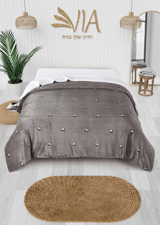 שמיכת חורף פנדה זוגי