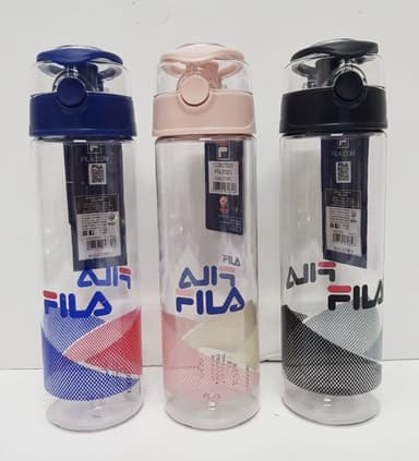 בקבוק שתיה FILA + פייה וקפיץ פתיחה 700 מ"ל במבחר צבעים קונים רק באטרקציה מהיבואן לצרכן