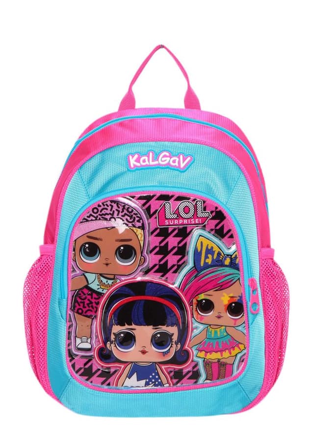 תיק גן - LOL ורוד טורקיז איכותי וטוב ניתן לקנות באטרקציה
