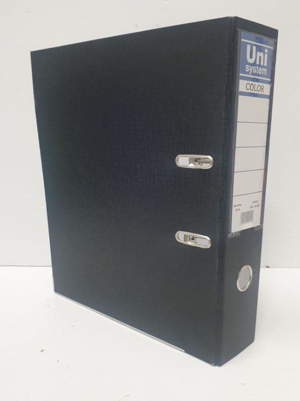 קלסר משרדי גב 8 A4 - שחור קונים רק באטרקציה מהיבואן לצרכן