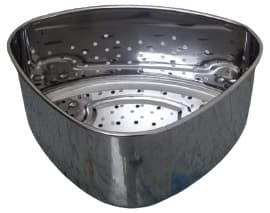 משולש נירוסטה מחורר לכיור באתר אטרקציה מהיבואן לצרכן