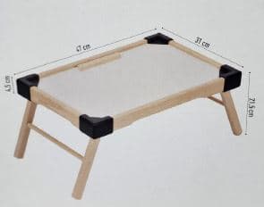 שולחן עץ מתקפל 47X31X21.5אתר אטרקציה אונליין