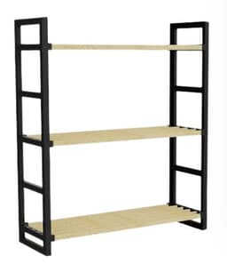 מעמד עץ 3 קומות 64X50X18 ס"מאתר אטרקציה אונליין