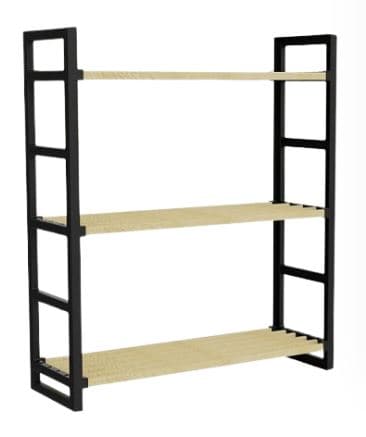 מעמד עץ 3 קומות 64X50X18 ס"מאתר אטרקציה אונליין