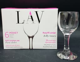 סט 6 כוסות יין זכוכית במגוון דגמים במחיר הכי משתלם באטרקציה