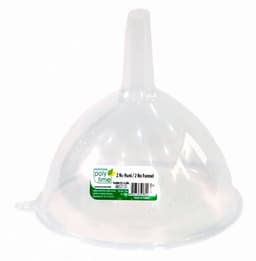 משפך פלסטיק שקוף קוטר 12.5 ס"מ באתר אטרקציה מהיבואן לצרכן