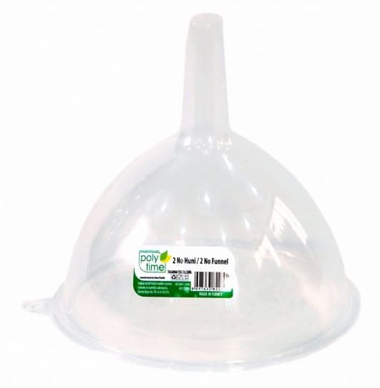 משפך פלסטיק שקוף קוטר 12.5 ס"מ באתר אטרקציה מהיבואן לצרכן