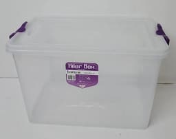 ארגז פלסטיק שקוף סגירת קליפסים 30 ליטר 48.5X31.5 ס"מאטרקציה