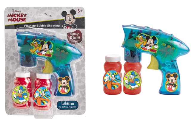 אקדח בועות סבון מיקי מאוסאתר אטרקציה אונליין מהיבואן לצרכן