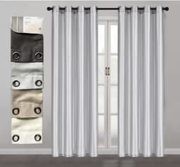 וילון לסלון סילק דלהי 140X240 - במבחר צבעים קונים רק באטרקציה מהיבואן לצרכן