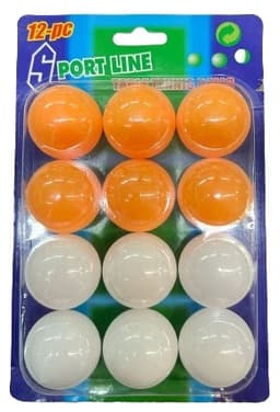 חבילת 12 כדורי פינג פונג קונים רק באטרקציה מהיבואן לצרכן