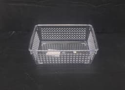 סלסלה אקריל שקופה לאחסון כ- 18X13 ס"מ קונים רק באטרקציה מהיבואן לצרכן