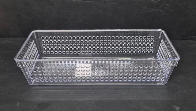 סלסלה אקריל שקופה לאחסון כ- 26X12 ס"מ קונים רק באטרקציה מהיבואן לצרכן