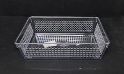 סלסלה אקריל שקופה לאחסון כ- 24X16 ס"מ קונים רק באטרקציה מהיבואן לצרכן