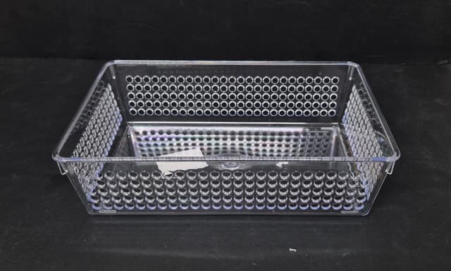 סלסלה אקריל שקופה לאחסון כ- 24X16 ס"מ קונים רק באטרקציה מהיבואן לצרכן