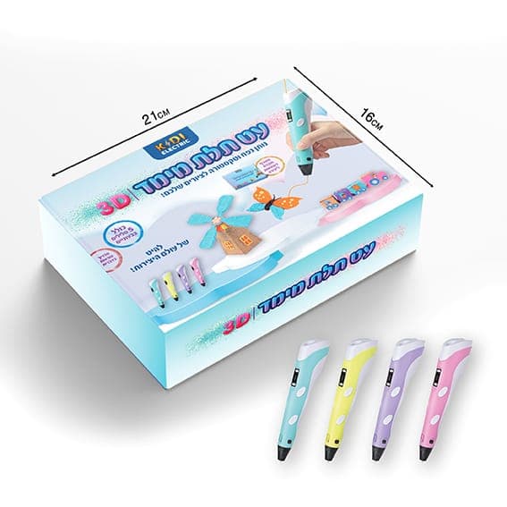 עט תלת מימד 3D קונים רק באטרקציה מהיבואן לצרכן