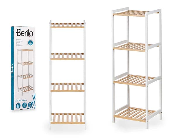 מעמד 4 מדפים 100X35X30 ס"מ, אטרקציה אונליין