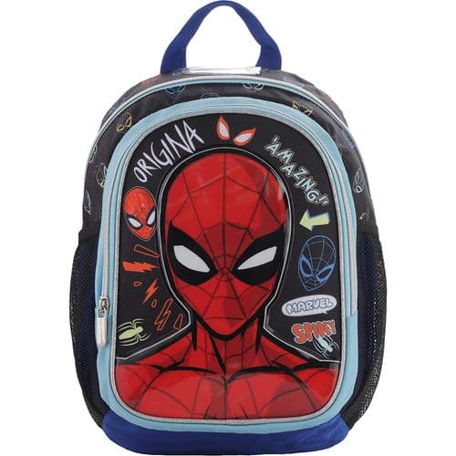 תיק גן ספיידרמן - שחור תכלת קונים רק באטרקציה מהיבואן לצרכן