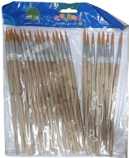 מארז 25 מכחולים עגולים מס' 12 קונים רק באתר אטרקציה