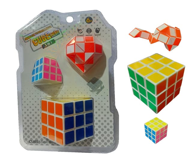 סט 3 קוביות חידה קונים רק באתר אטרקציה מהיבואן לצרכן