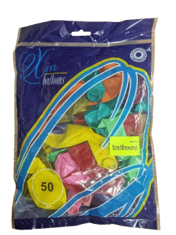 בלון הליום איכותי 50 באריזה מידה 12 באתר אטרקציה מהיבואן לצרכן