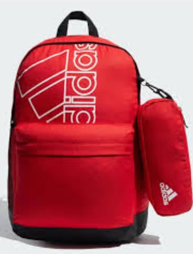 תיק אדידס מקורי - אדום לוגו קו לבן קונים רק באטרקציה מהיבואן לצרכן