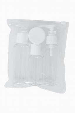 סט בקבוקי נסיעות עבור מוצרי טואלטיקה בתוך תיק קונים רק באטרקציה מהיבואן לצרכן