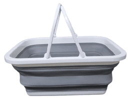 גיגית מתקפלת עם ידיות 8.5L רק באתר אטרקציה.