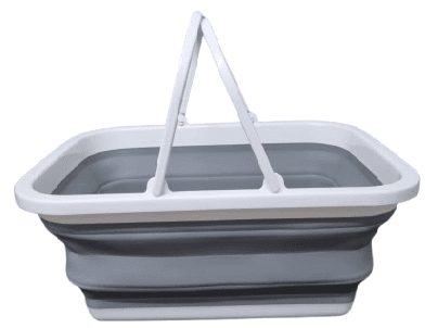 גיגית מתקפלת עם ידיות 8.5L רק באתר אטרקציה.