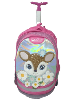 תיק טרולי - במבי פרחים קונים רק באטרקציה מהיבואן לצרכן