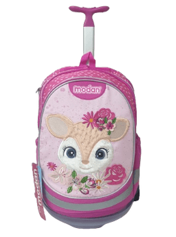 תיק טרולי במבי שרשרת פרחים באטרקציה אונליין מהיבואן לצרכן