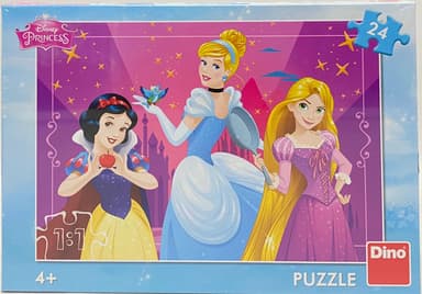 פאזל 24 חלקים - נסיכות קונים רק באטרקציה מהיבואן לצרכן
