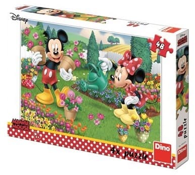 פאזל 48 חלקים - מיני מאוס קונים רק באטרקציה מהיבואן לצרכן