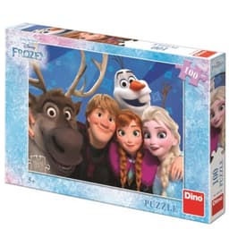 פאזל 100 חלקים - פרוזן, מגוון פאזלים במחיר משתלם