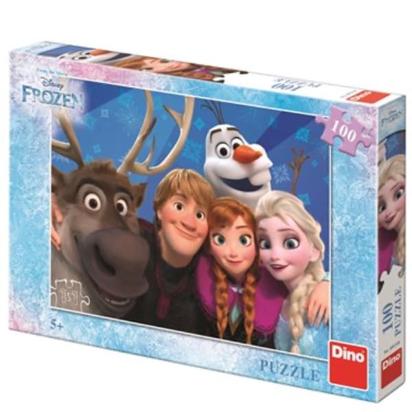פאזל 100 חלקים - פרוזן, מגוון פאזלים במחיר משתלם
