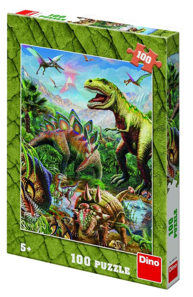 פאזל 100 חלקים - עולם הדינוזאורים קונים באטרקציה במחיר משתלם