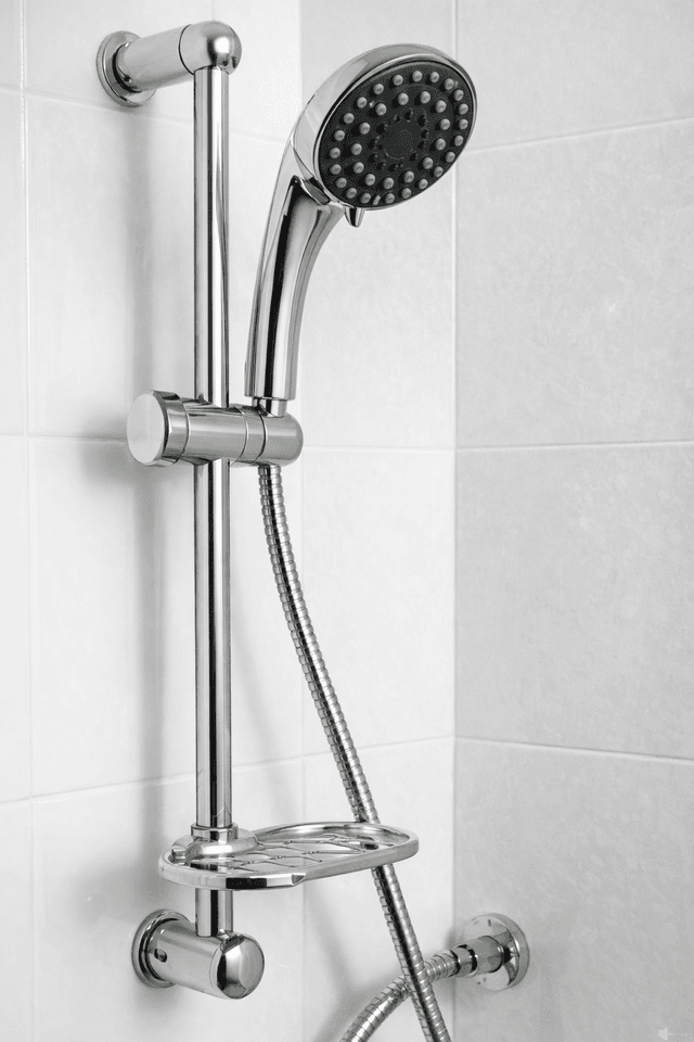 ערכה למקלחת - מוט מקלחת עם טוש ידני, צינור 1.5 מטר וסבוניה קונים רק באטרקציה מהיבואן לצרכן