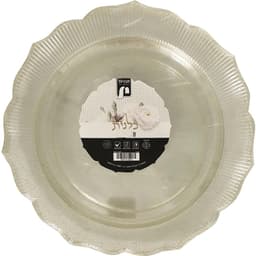 8 צלחות קטנות נצנץ זהב כ