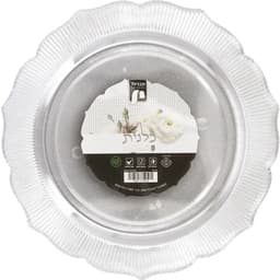 8 צלחות בינוני נצנץ כסף