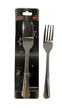 סט 6 מזלגות נירוסטה - דגם נקודות קונים רק באטרקציה מהיבואן לצרכן