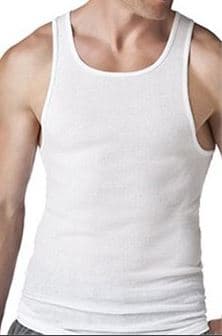 גופיות גבר זוג לבן ח