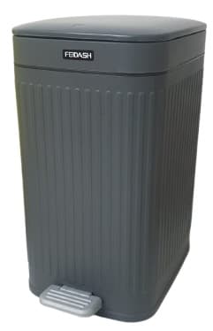 פח מעוצב מפלסטיק צבע אפור כ- 16X24 גובה 32 ס"מ קונים רק באטרקציה מהיבואן לצרכן